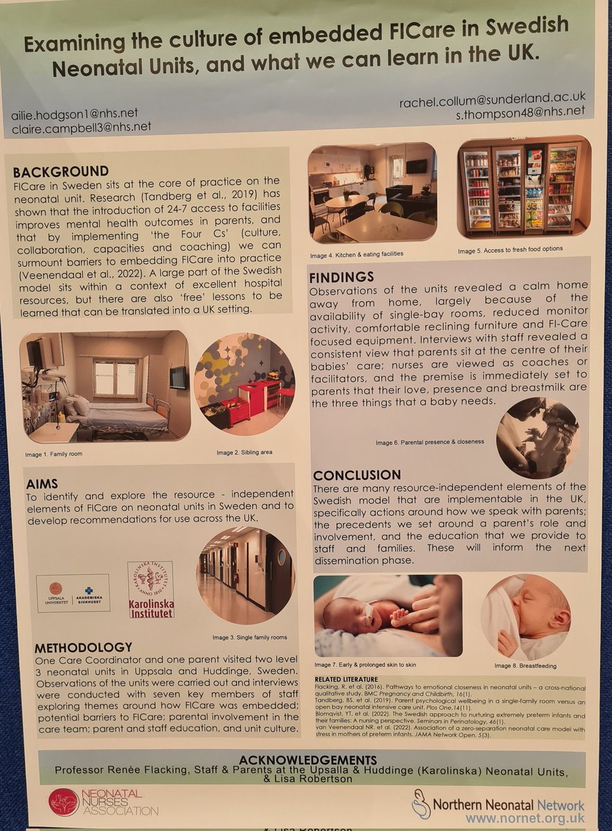 An excellent poster by NNA Scholar @AilieHodgson on embedded FICare in Sweden & what we can learn in the UK 👏 Thanks to @BAPM_Official for the platform to share this project @DrColeFletch #FICare #NNAScholar