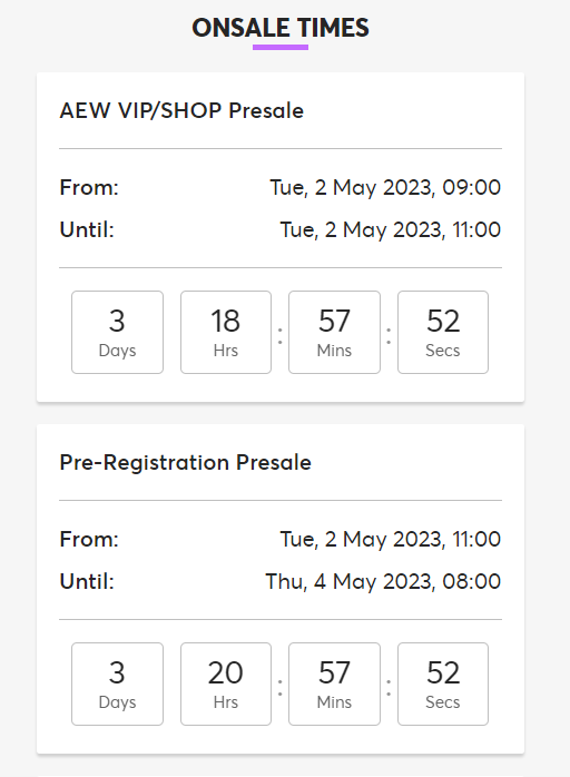 WrestleTix tweet media