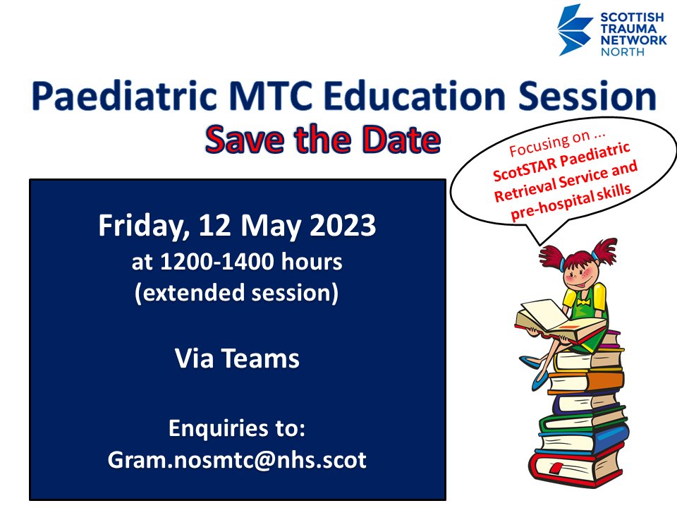 NoS Trauma Network (@nostraumantwk) on Twitter photo Date for your diary if interested in paediatric retrieval and pre-hospital skills <a href="/NHSGrampian/">NHS Grampian</a> <a href="/NoS_MTC/">NoS Major Trauma Centre</a> <a href="/NHSG_RACH/">NHSG_RACH 💙</a> <a href="/NHSHighland/">NHS Highland</a> <a href="/NHSOrkney/">NHS Orkney</a> <a href="/NHS_Shetland/">NHSShetland</a> <a href="/NHSWI/">NHS Western Isles</a> <a href="/HighlandPICT/">Highland PICT</a> <a href="/ChildrenUnit/">Highland children’s unit</a> <a href="/TraumaSas/">SAS Major Trauma</a> <a href="/ScotAirAmb/">SCAA</a> <a href="/BASICSScotland/">BASICS Scotland</a> <a href="/Scot_STAR/">ScotSTAR</a> @EMRSscotland <a href="/ScottishMR/">Scottish MR</a> <a href="/ScotTraumaNwk/">Scottish Trauma Ntwk</a> Date for your diary if interested in paediatric retrieval and pre-hospital skills <a href="/NHSGrampian/">NHS Grampian</a> <a href="/NoS_MTC/">NoS Major Trauma Centre</a> <a href="/NHSG_RACH/">NHSG_RACH 💙</a> <a href="/NHSHighland/">NHS Highland</a> <a href="/NHSOrkney/">NHS Orkney</a> <a href="/NHS_Shetland/">NHSShetland</a> <a href="/NHSWI/">NHS Western Isles</a> <a href="/HighlandPICT/">Highland PICT</a> <a href="/ChildrenUnit/">Highland children’s unit</a> <a href="/TraumaSas/">SAS Major Trauma</a> <a href="/ScotAirAmb/">SCAA</a> <a href="/BASICSScotland/">BASICS Scotland</a> <a href="/Scot_STAR/">ScotSTAR</a> @EMRSscotland <a href="/ScottishMR/">Scottish MR</a> <a href="/ScotTraumaNwk/">Scottish Trauma Ntwk</a>
