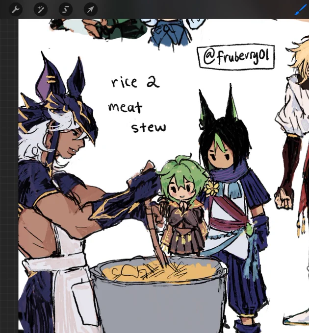 doodles hehe #GenshinImpact 