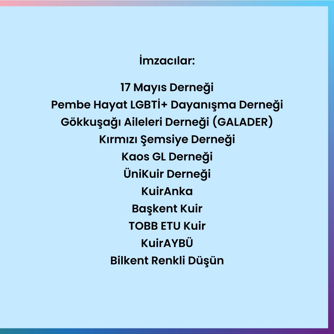 baskentkuir's tweet photo. Ankara 1 Mayıs Tertip Komitesine, avukatlara ve 1 Mayıs alanlarında olacak herkese Ankara'daki LGBTİ+ öğrenci toplulukları ve LGBTİ+ dernekleri olarak çağrımızdır:

1 MAYIS’TA NEFRETE GEÇİT VERMEYİN!

YAŞASIN 1 MAYIS! https://t.co/43j73rZBSj