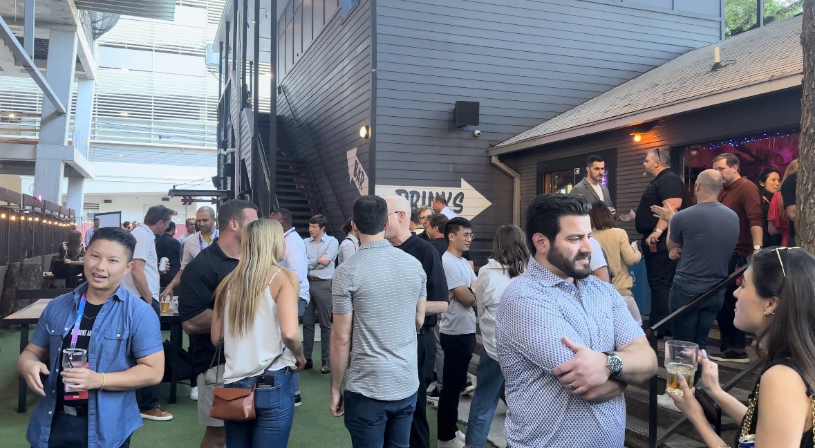 TXblockchain_'s tweet photo. Thank you to all who came out to our Texas Block Fest last night at @consensus2023 !  Best party of the year! See you next year! @DigitalChamber @CryptoUKAssoc https://t.co/CKYnmp3Jb1