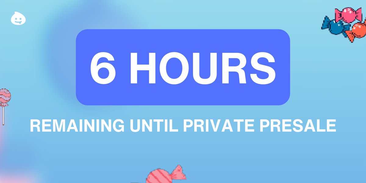 UseSugarSwap's tweet image. Inching closer and closer to the factory doors opening for our private presale on our SugarDaddy launchpad!

When 8pm GMT comes, connect your wallet to see if you made it: sugarswap.exchange/sugar-daddy

Good luck 🎂

#zkSync #zkSyncEra #sugarswap