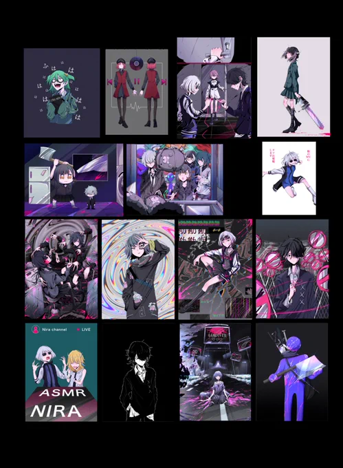 #今月描いた絵を晒そう