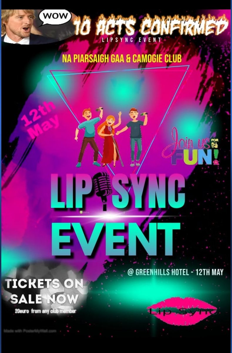 Get your tickets today for this not to be missed event
napiarsaighgaa.clubzap.com/products/11743…