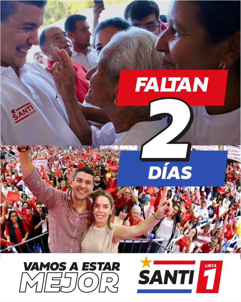 SantiPenap's tweet photo. Vamos a ganar para trabajar por el bienestar de todos los paraguayos.

#SantiPresidente
#VamosAEstarMejor https://t.co/Joi6ZSFQwM