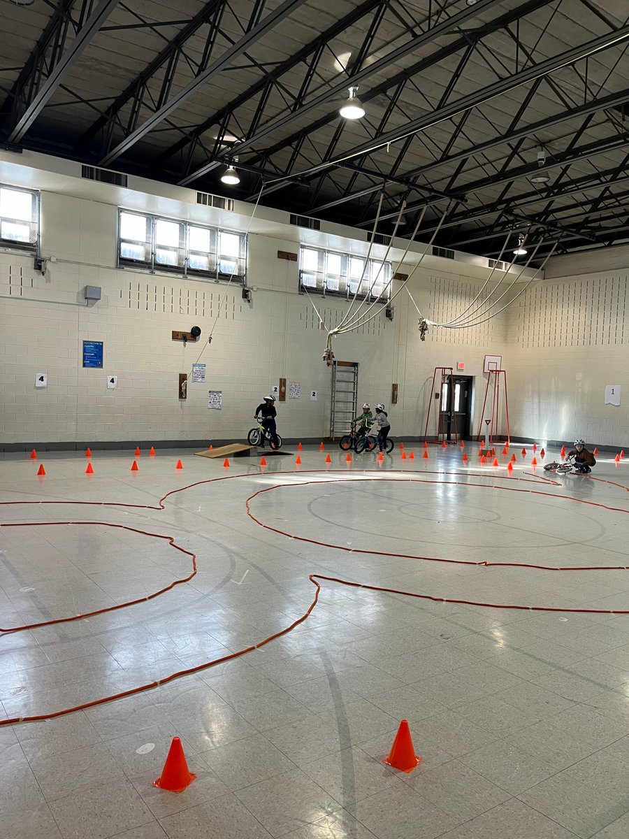 JohnHWebsterES's tweet photo. We had SUCH A FUN TIME learning how to ride balance bikes last week. Our Kindergarteners and First Graders excelled with bike and helmet safety and successful navigation of the course! @PHLschools @watlington_sr @DrRLajara @EvelynNunez608 https://t.co/BhDxW32bQD