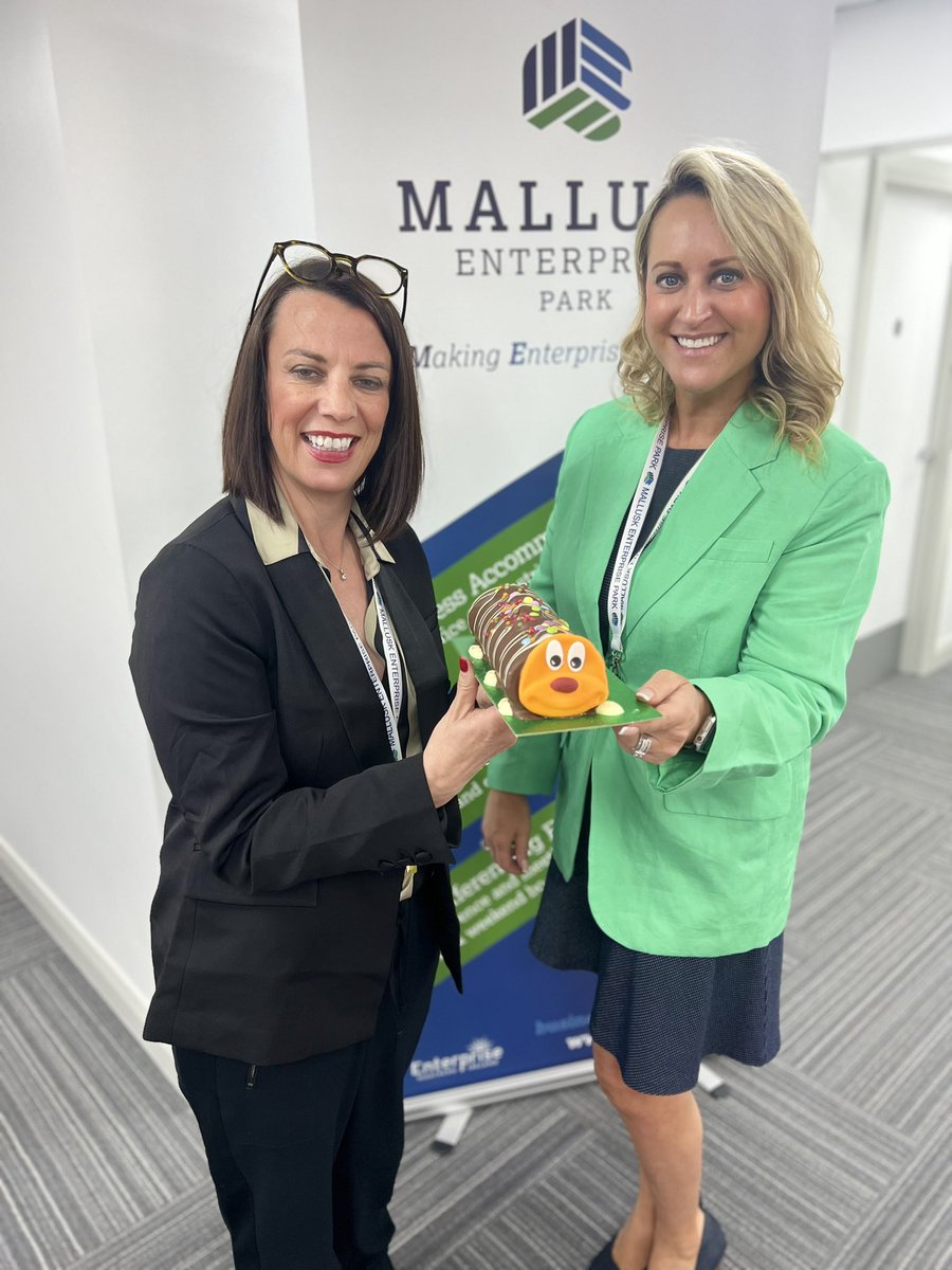 MalluskInfo's tweet photo. Joint Birthday celebrations in #MEP today for our team members; Louise and @EmmaSGarrett β¦ #ColinTheCaterpillar cake was π€€ https://t.co/hGypH7ZNjH
