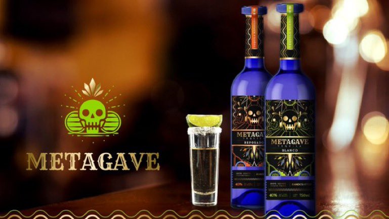 StevenAscher's tweet photo. If you love art and drinks make sure to check out @metagavetequila, the first community-driven tequila brand! 

I will be partnering w them leading up to their Mint next Friday 5/5/23! 🥂 

When you mint a skeleton, you get a bottle of luxury tequila, access to their gated store, ability to earn rewards, and enter the DAO, where you become part of the brand!