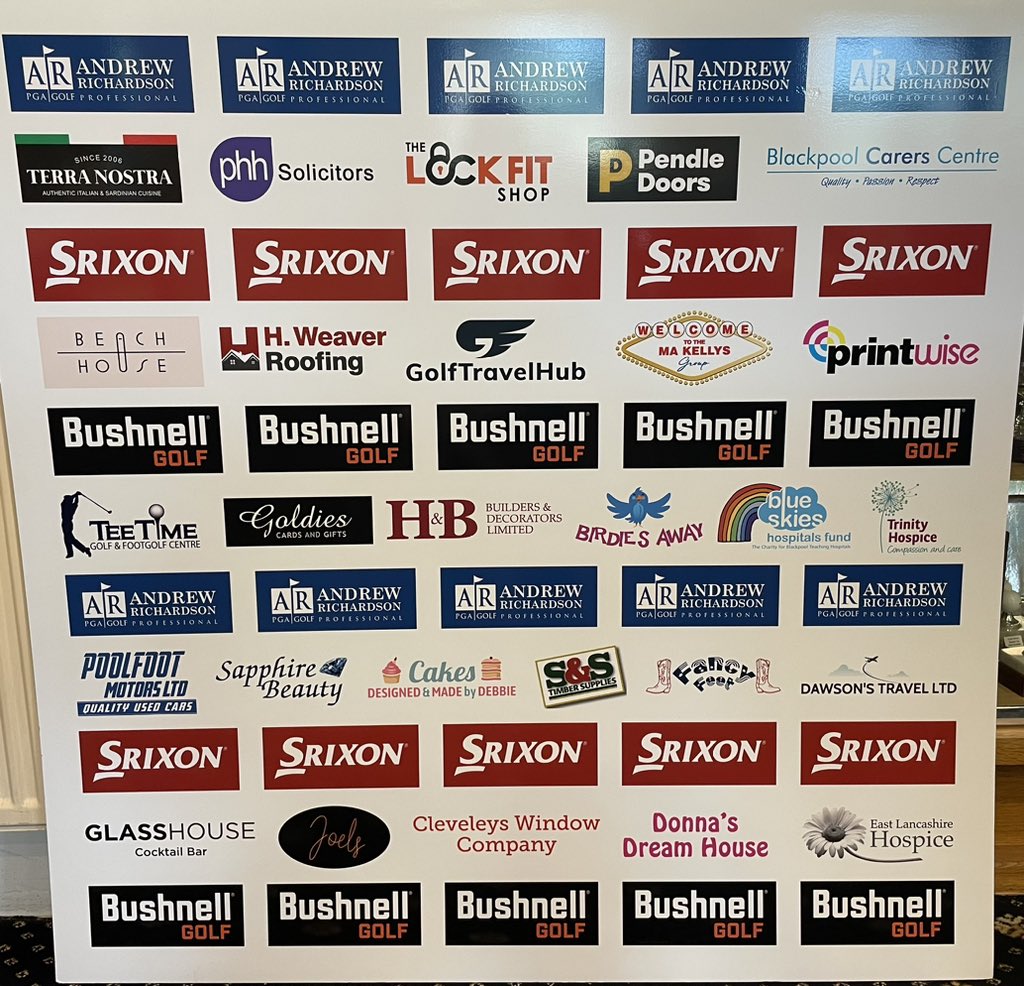 Thank you to our brochure &amp; event sponsors for the 2023 season! <a href="/PHHSolicitors/">PHH Solicitors</a> <a href="/LockFit_UK/">LockFit</a> <a href="/PendleDoors/">Pendle Doors</a> <a href="/BlackpoolCarers/">Blackpool Carers</a>  <a href="/BeachhouseB/">Beach House</a> <a href="/Hazweave/">harry weaver</a> <a href="/GolfTravelHub/">Golf Travel Hub</a> <a href="/MaKellysNorth/">Ma Kellys North</a> <a href="/teetimegolf1/">Tee Time Golf & Footgolf Centre</a> <a href="/BlueSkiesFund/">Blue Skies Hospitals Fund</a> <a href="/DawsonsTravel/">Dawsons Travel</a> <a href="/SrixonEurope/">Srixon Europe</a> <a href="/BushnellGolf/">Bushnell Golf</a> <a href="/singletonsmart1/">Singleton&Smart</a> <a href="/Neiltyson01/">Neil Tyson</a> 👍