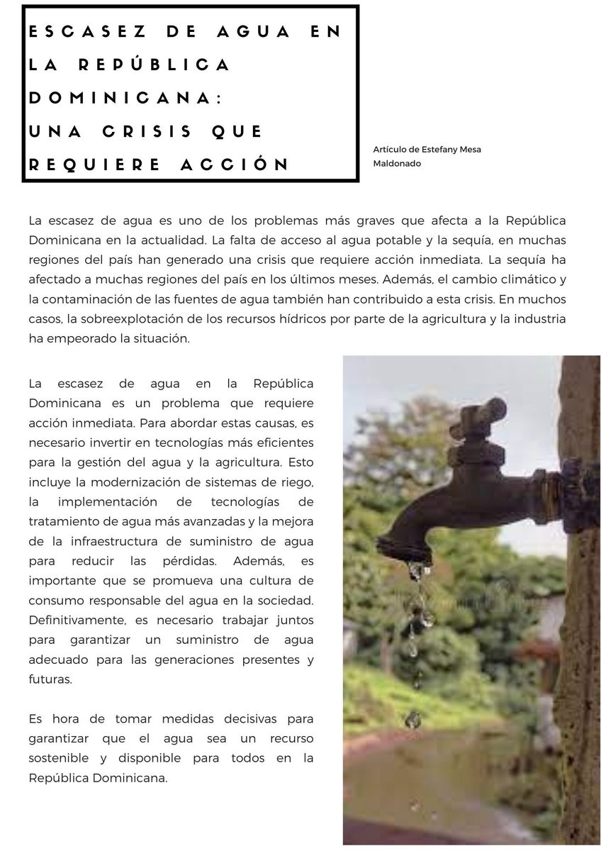 Estefanymesa26's tweet photo. Cuidemos Nuestro Recurso más Importante… El Agua https://t.co/Uftdcm9bzk