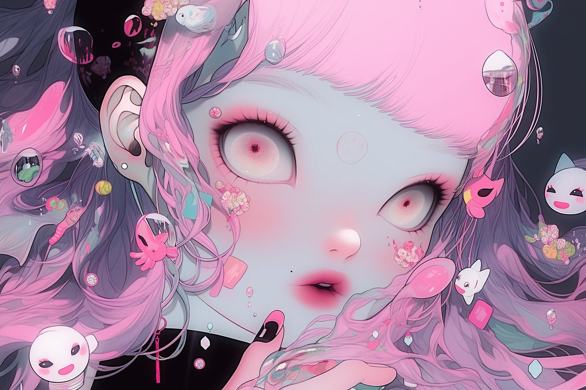 ClaireSilver's tweet photo. prob gonna be animeposting ai art from now through the tokyo trip

fair warning, gn🖤🌙🌸 https://t.co/Vd1N7I5bR8