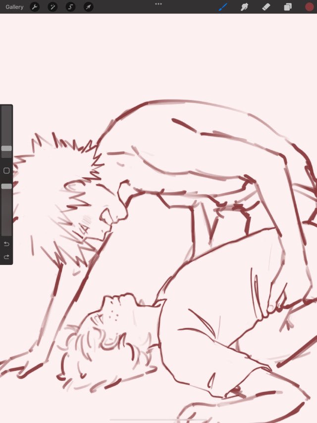 ghostpopcherry's tweet photo. Will I ever finish this bakudeku pic? Absolutely not https://t.co/yzKPRHv34Y