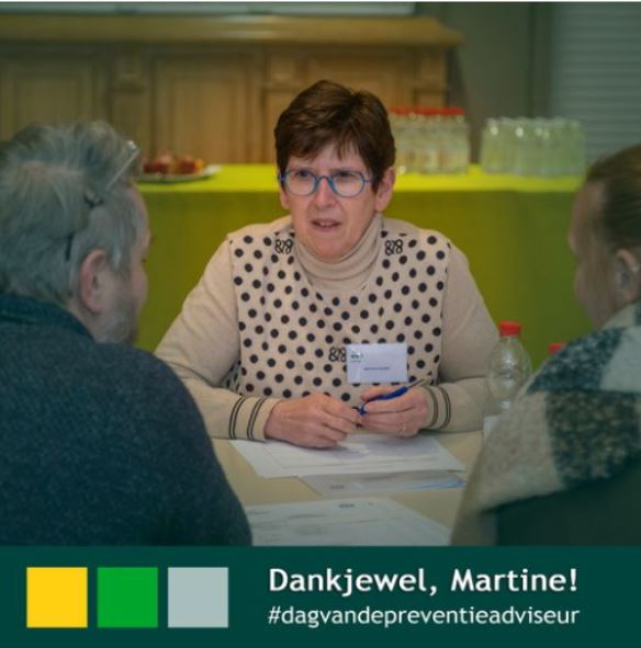 DIKKE MERCI aan onze preventieadviseur. Dankzij haar goede zorgen is onze school  <a href="/lbcsintniklaas/">lbcsintniklaas</a>  een veilige plek voor iedereen.
#dagvandepreventieadviseur #werelddagvoorveiligheidengezondheidophetwerk