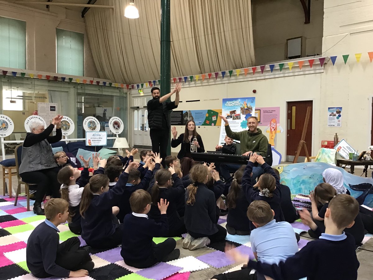 WildBankY5's tweet photo. Yesterday the children in year 5 had an amazing experience when we visited the Armchair Adventures for a drama and music workshop.

They are really grateful for any reviews. 

@wild_bank https://t.co/QGc47t1hKi