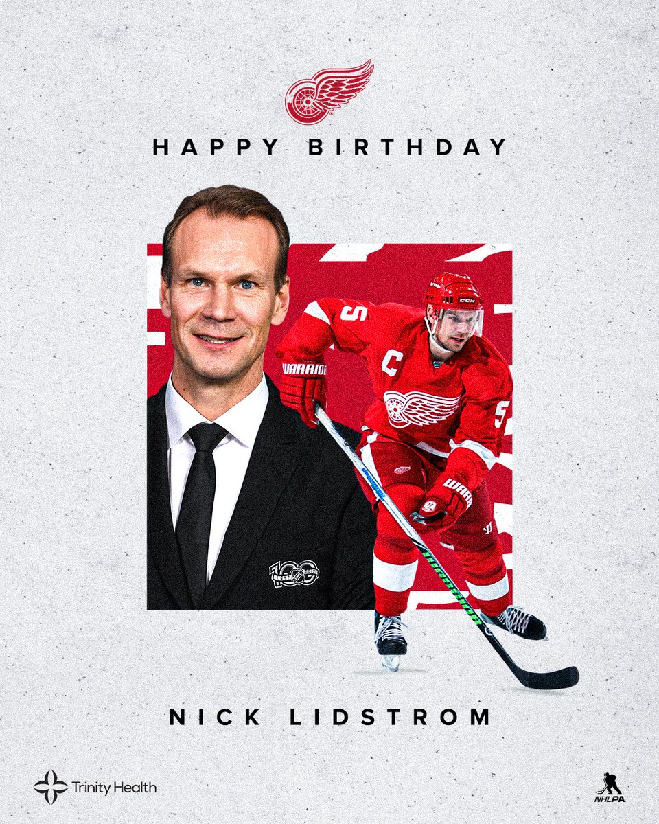 DetroitRedWings's tweet photo. HBD, #⃣5⃣! 🥳 https://t.co/h026dyOarD
