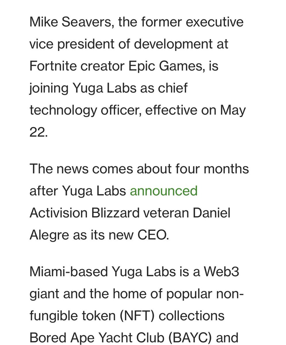 TenaciousTek's tweet photo. Didn’t think I could get more bullish on Yuga

Yet, here we are… https://t.co/2pQ4cyK7pK