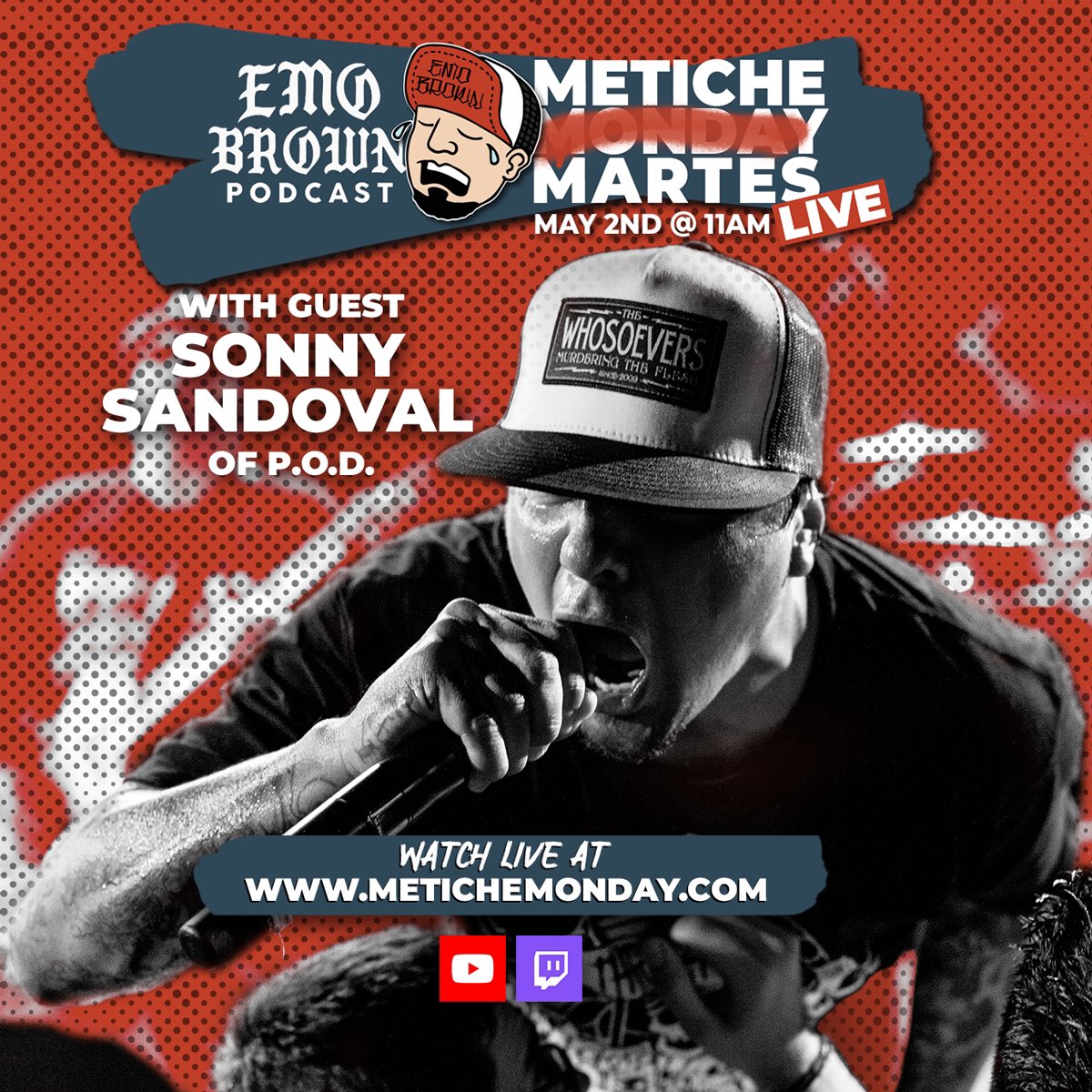 Tune in on Tuesday. It’s about to go down. 
Southtown Legend… <a href="/SonnyWhosoever/">Sonny Sandoval</a> 
#EmoBrownEmpire
#EmoBrown #Southtown