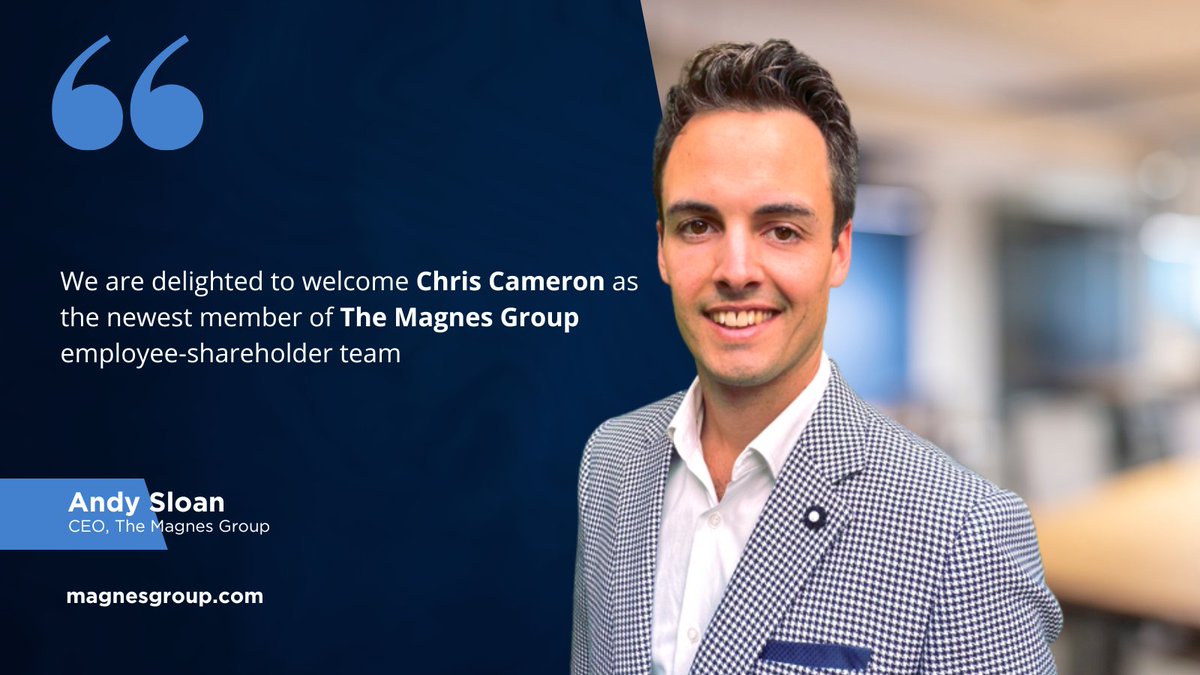 We are steadfast in our commitment to maintaining an independent insurance brokerage and are delighted to welcome Chris Cameron as the newest Magnes Group employee shareholder team member.