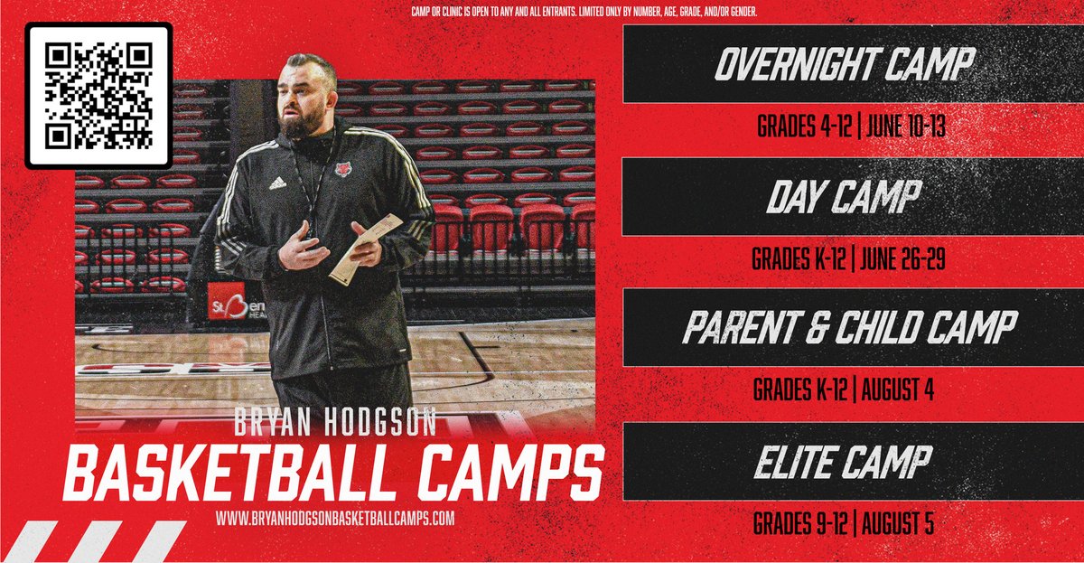 Arkansas State Men’s Basketball (@astatemb) on Twitter photo It's almost camp season! <a href="/CoachBHodgson/">Bryan Hodgson</a> has scheduled four camps this summer and registration is now open at BryanHodgsonBasketballCamps.com #WolvesUp It's almost camp season! <a href="/CoachBHodgson/">Bryan Hodgson</a> has scheduled four camps this summer and registration is now open at BryanHodgsonBasketballCamps.com #WolvesUp
