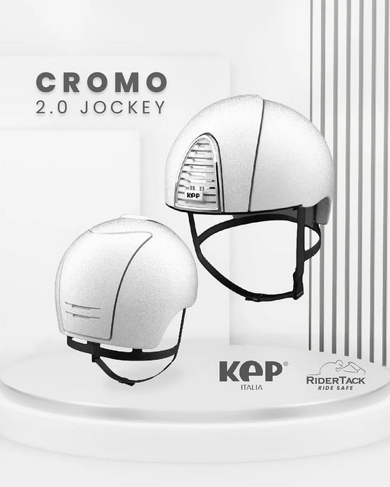 RiderTack's tweet photo. Designed and manufactured 100% in #Italy 🇮🇹

The #CROMO2.0 model is the evolution of the Cromo #helmet

Web https://t.co/YOwhVC1K4O

#RiderTack #kep #kepitalia #horse #horses #JockeyEquipment #jockey #helmet #RideSafe https://t.co/kIdMirkdXd