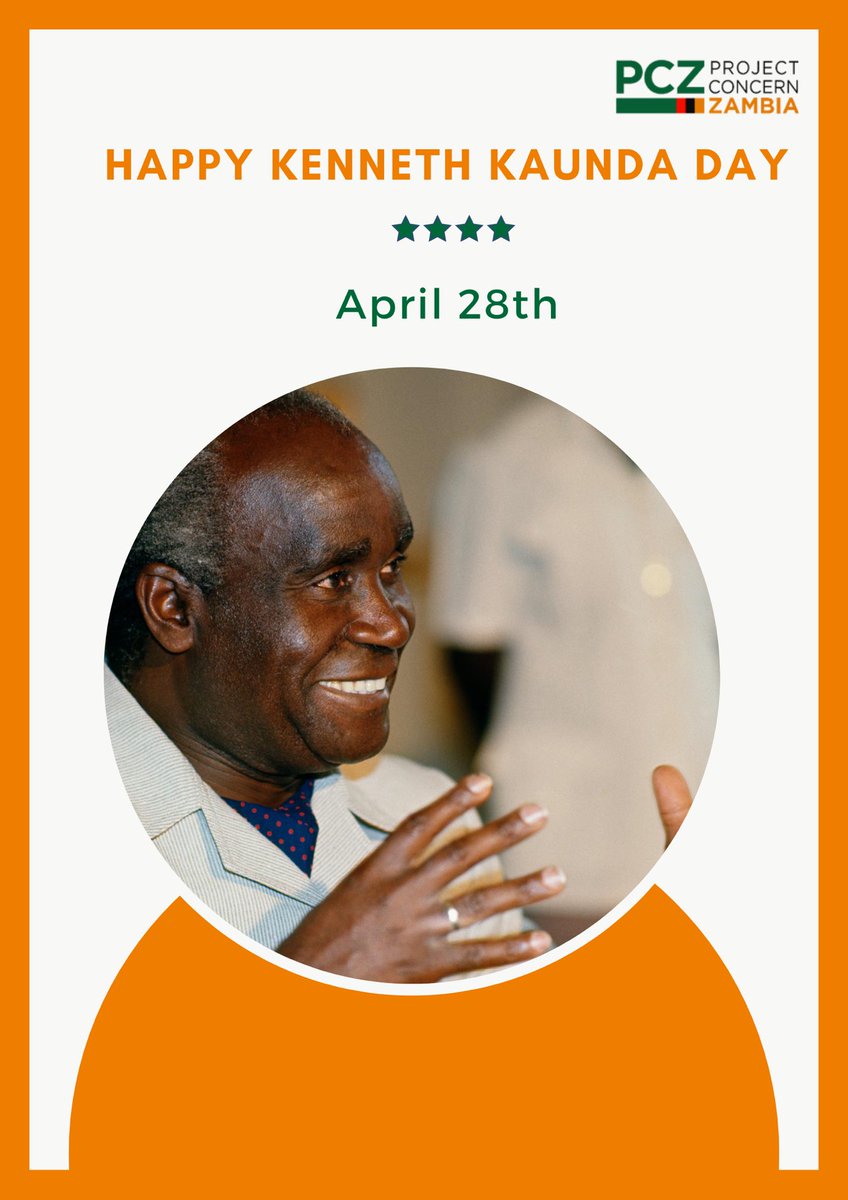 We join the nation in celebrating Zambia’s founding father. Dr Kenneth Kaunda, and his contribution to the liberation struggle. 
One Zambia One Nation. 

#Zambia 
#projectconcernzambia
#KennethKaundaDay