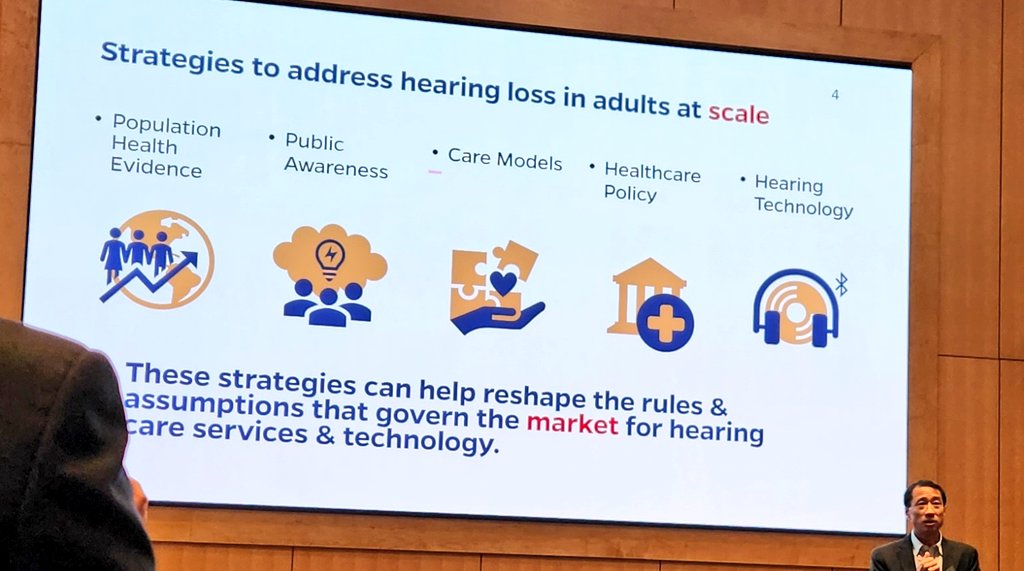 Great to be with colleagues at  @JHSPH_Hearing Cochlear Center Research Day! Looking at Outside the Booth Approaches for Addressing Hearing in Aging Populations #hearingloss #hearingaids #healthyhearing