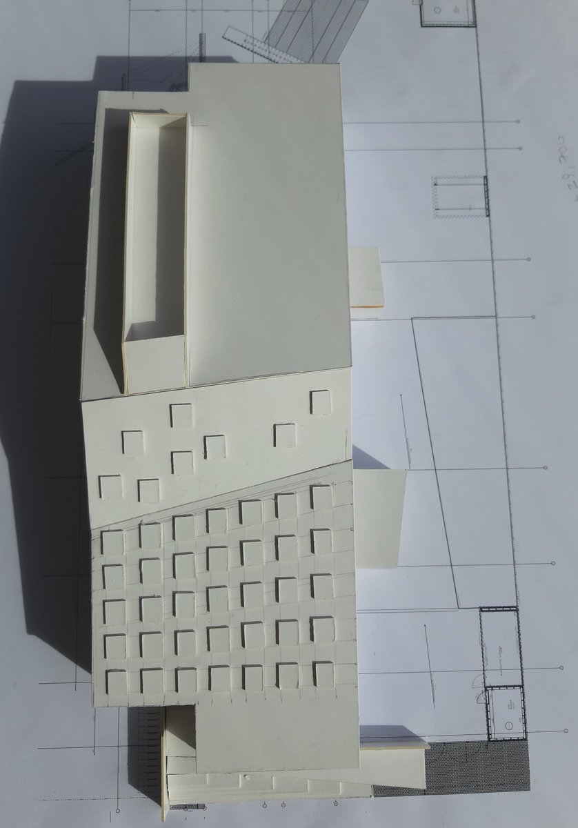 Based on an excellent job application, we offered a young school student the chance to get to know the profession. The student from the Ressu Comprehensive School spent a week on an internship with us. The week included e.g. building a scale model &amp; visiting a construction site.