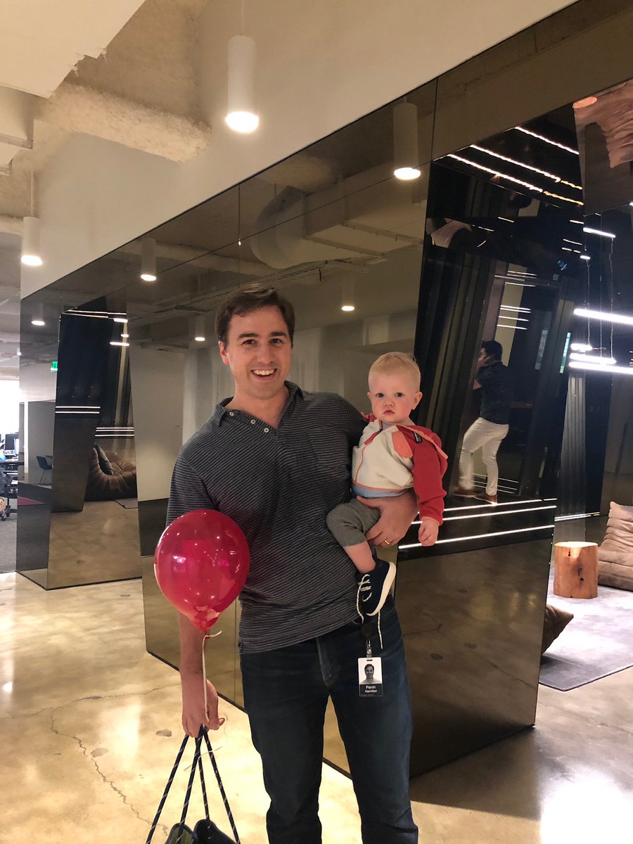 perrinhamilton's tweet photo. @ImChauncey @DoorDash Four years, new company, slightly diff shirt, and a little more hair (on both of us) https://t.co/BYSgEaGwB1