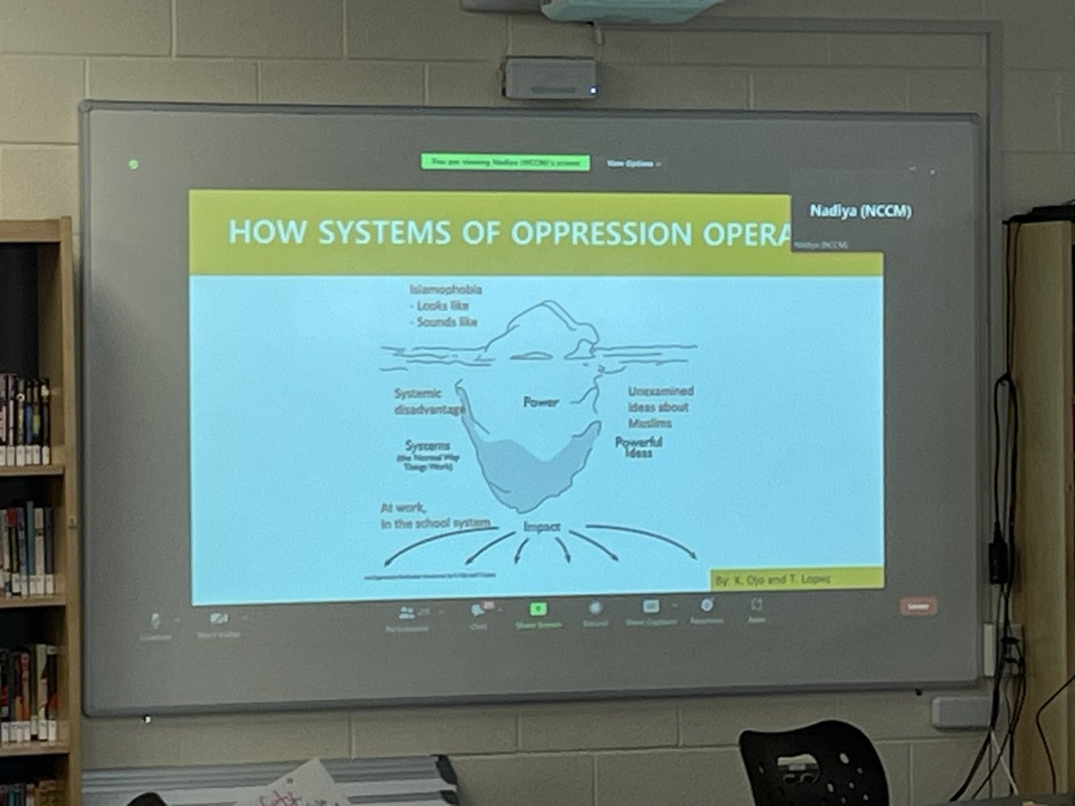Anti-Islamophobia work happens and needs to happen under the water so we can Assess, Plan and Act to support and improve the school community and its understanding of Muslim faith and culture. <a href="/VMPS_KPR/">Vincent Massey</a> <a href="/kprschools/">KPRDSB</a> <a href="/kpr_equity/">KPR EDI</a>