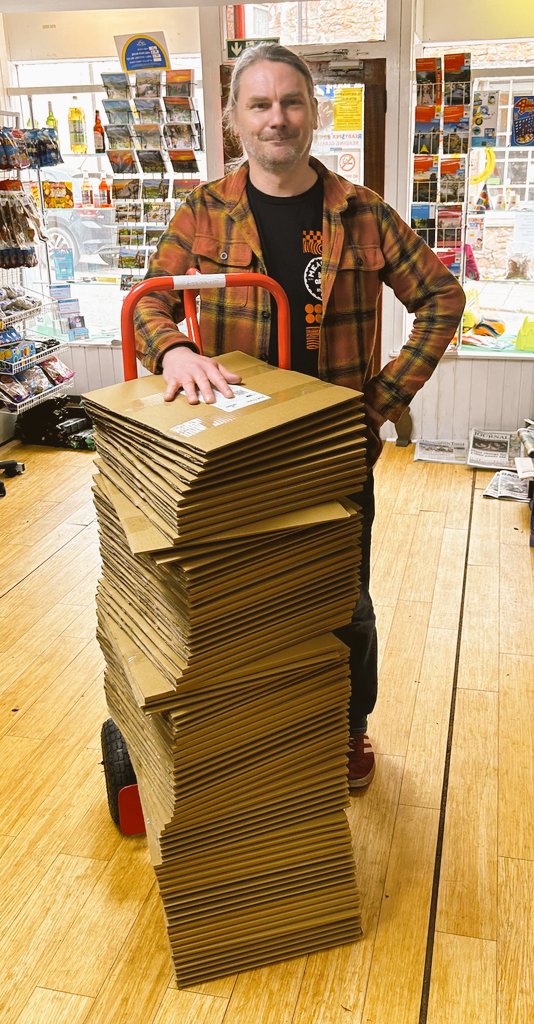 RivalrecordsCo's tweet photo. Today's first post office trip... Sendiing out your #rsd orders. Thank you for supporting our small business!

#rsd2023 #dontpayflipperprices #vinylcommunity #supportsmallbusiness https://t.co/xnXBnVHKQa
