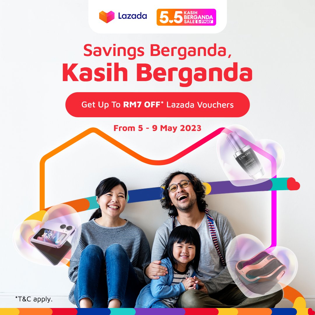 Boost x Lazada 5.5 Kasih Berganda Sale