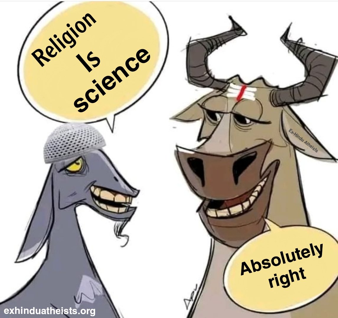Exhinduatheists's tweet photo. Muslims against evolutionism in Bangladesh, Hindutvaists against evolutionism in India.

#ExHindu #Atheist #exhinduindia #exhinduatheists #Hindutva #evolutionism https://t.co/WwSVyNTmJS