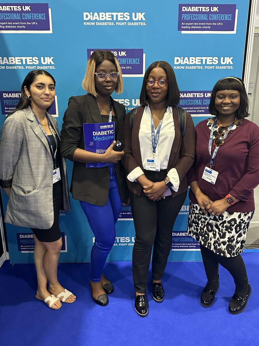 Mojiadie's tweet photo. Great privilege to be at @DiabetesUK conference Liverpool 2023.. https://t.co/hJ10GxvD01