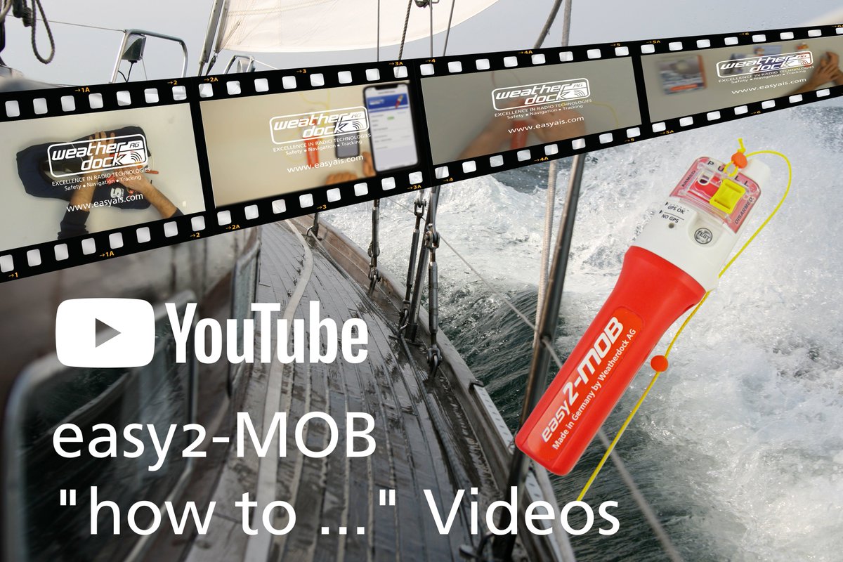 Entdecken Sie unsere hilfreichen Erklärvideos zum AIS Rettungssender easy2-MOB auf unserem YOUTUBE-Kanal youtube.com/@EasyaisDe
