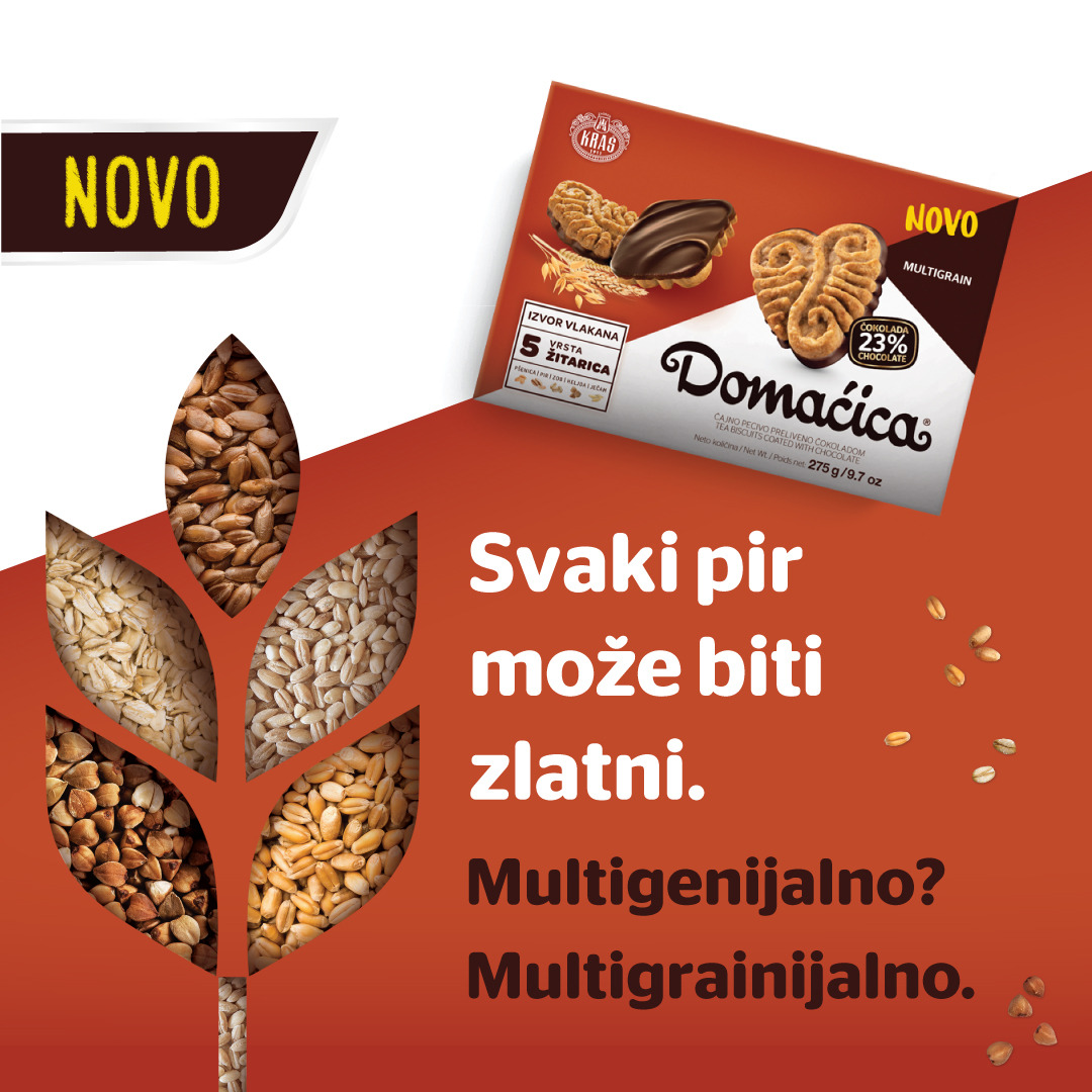 I pet žitarica. I pet oblika. I okus za pet. Multigenijalno? Multigraininijalno.