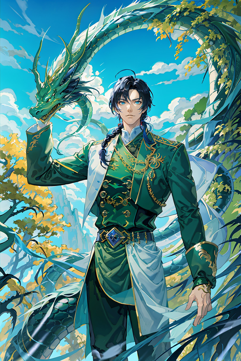 maximum_XD_'s tweet photo. Dragon Keeper 3 #AIart #AIイラスト #stablediffusion #AIイケメン部 (1/3) https://t.co/a4cbkS0S76