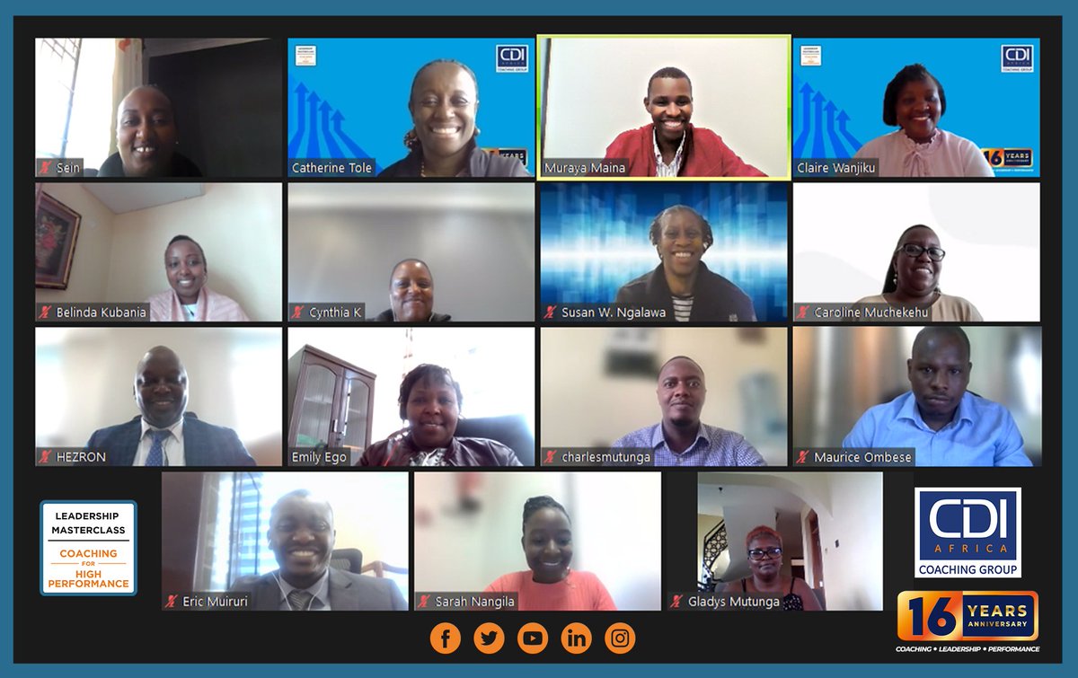 CDI_Africaltd's tweet image. Unveiling the latest group of leaders equipped to drive sustainable high performance by employing human-centered leadership and leading with coaching skills through the Leadership Masterclass: Coaching for High Performance program.

#coachingforperformance
#Coaching360Degreees