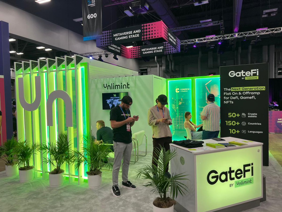 Hey Web3.0 Fam, @Unlimint is Hiring at
<a href="/consensus2023/">#Consensus2023</a> organized by <a href="/CoinDesk/">CoinDesk</a>
at Booth No: 638 

#jobsinweb3 #blockchainjobs #web3jobs #Consensus2023 #consensus23 #recorematconsensus