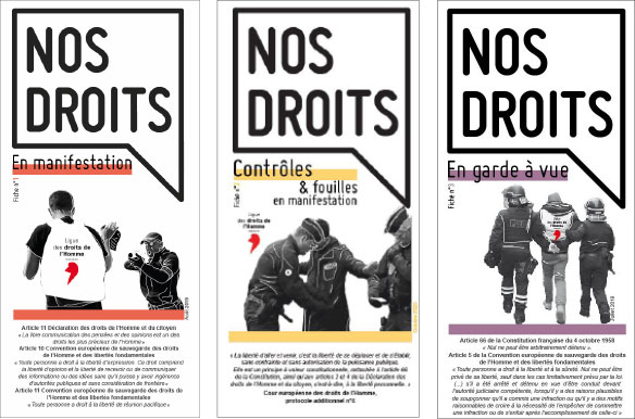Les fiches Nos droits en manifestation, en garde à vue et en cas de contrôles sont en accès libre, utilisez-les ! #1erMai #violencespolicières 
➤ ldh-france.org/.../vos-droits…