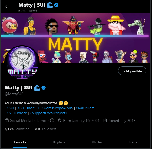 Matty tweet media