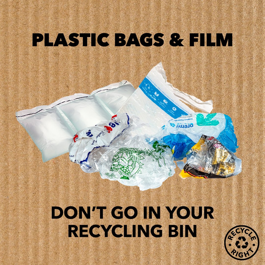 Don't bag your recyclables