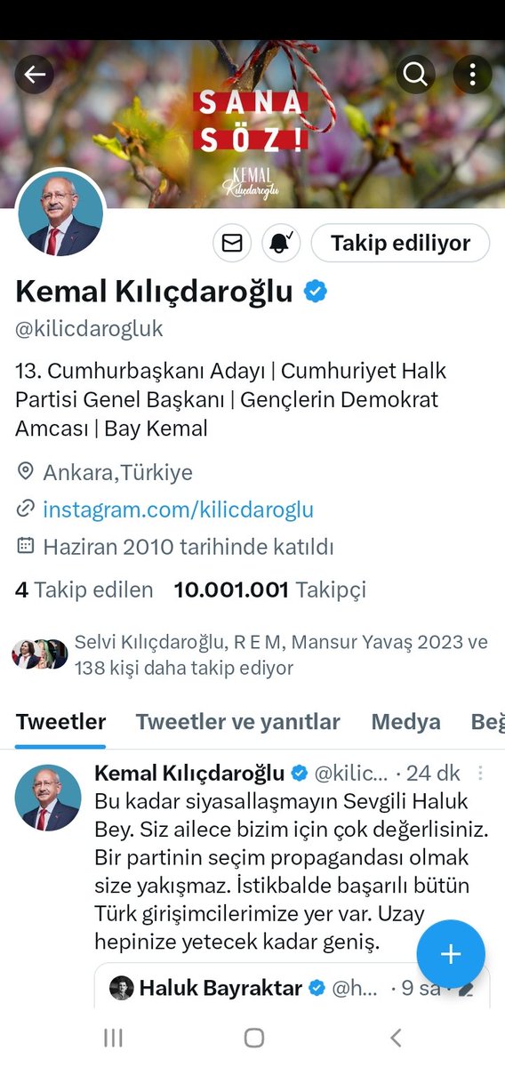 Piro yürü milyonlar seninle takipçi sayısı 10 milyonu geçti