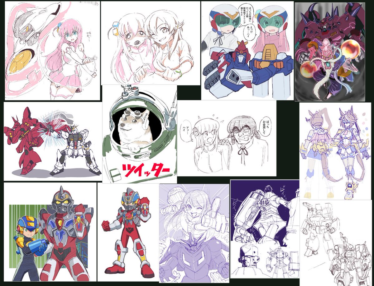 #今月描いた絵を晒そう
