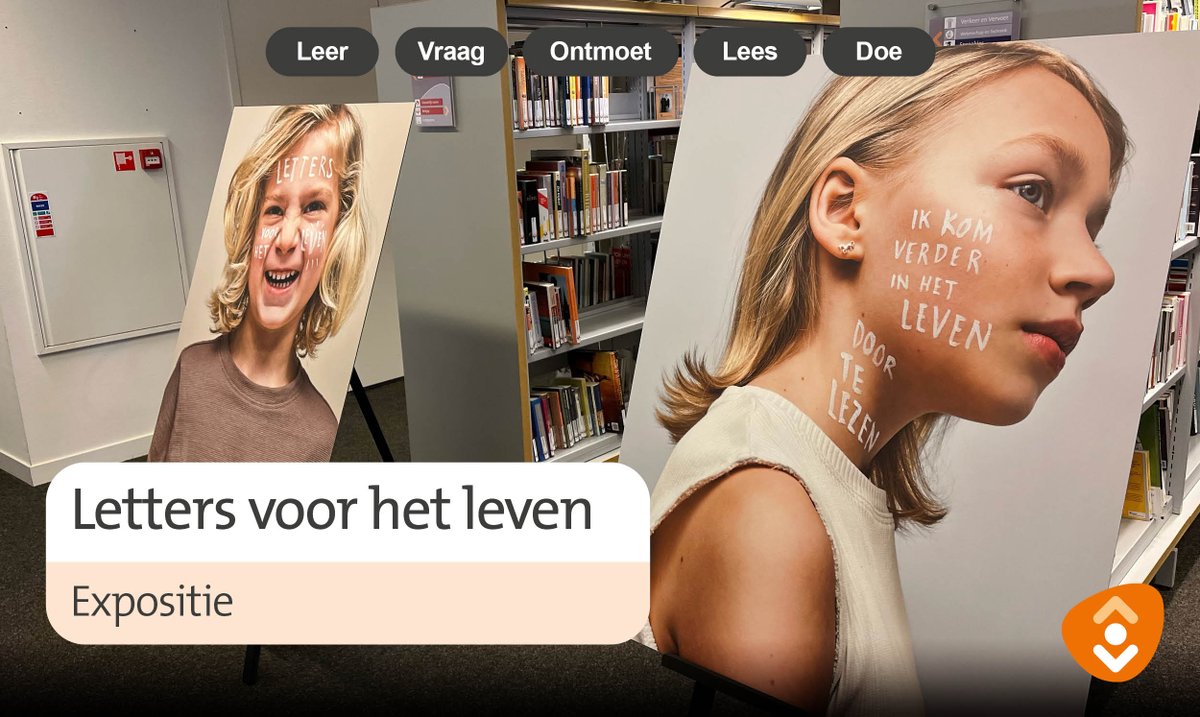 Tot 16 mei is in de bibliotheek in Helmond de expositie ‘Letters voor het leven’ te zien. Een campagne van <a href="/LeesoffensiefB/">Leesoffensief Brabant</a> (@Cubiss en de Brabantse bibliotheken), om een impuls te geven aan leeskracht. #leeskracht #leesplezier #lettersvoorhetleven #leesoffensiefbrabant