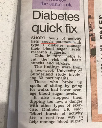 Hey <a href="/TheSun/">The Sun</a>. We want to draw your attention to the language used in your recent article. It perpetuates unhelpful stigma surrounding diabetes and we've written a blog to explain how this affects everyone with a medical condition. Get in touch!

bit.ly/3VdjqTa

#GBDoc