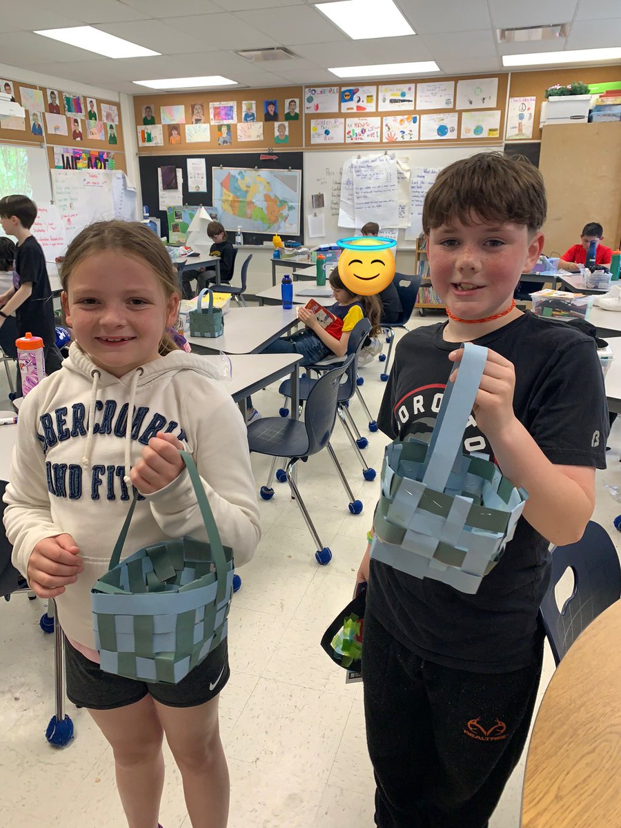 Some more completed baskets. Students are very proud of their work. This touch patience perseverance and creative thinking to complete this project. <a href="/SEWchargers/">SEWchargers</a> <a href="/SCCDSB/">St. Clair Catholic District School Board</a> <a href="/CGoure1/">CGoure</a>