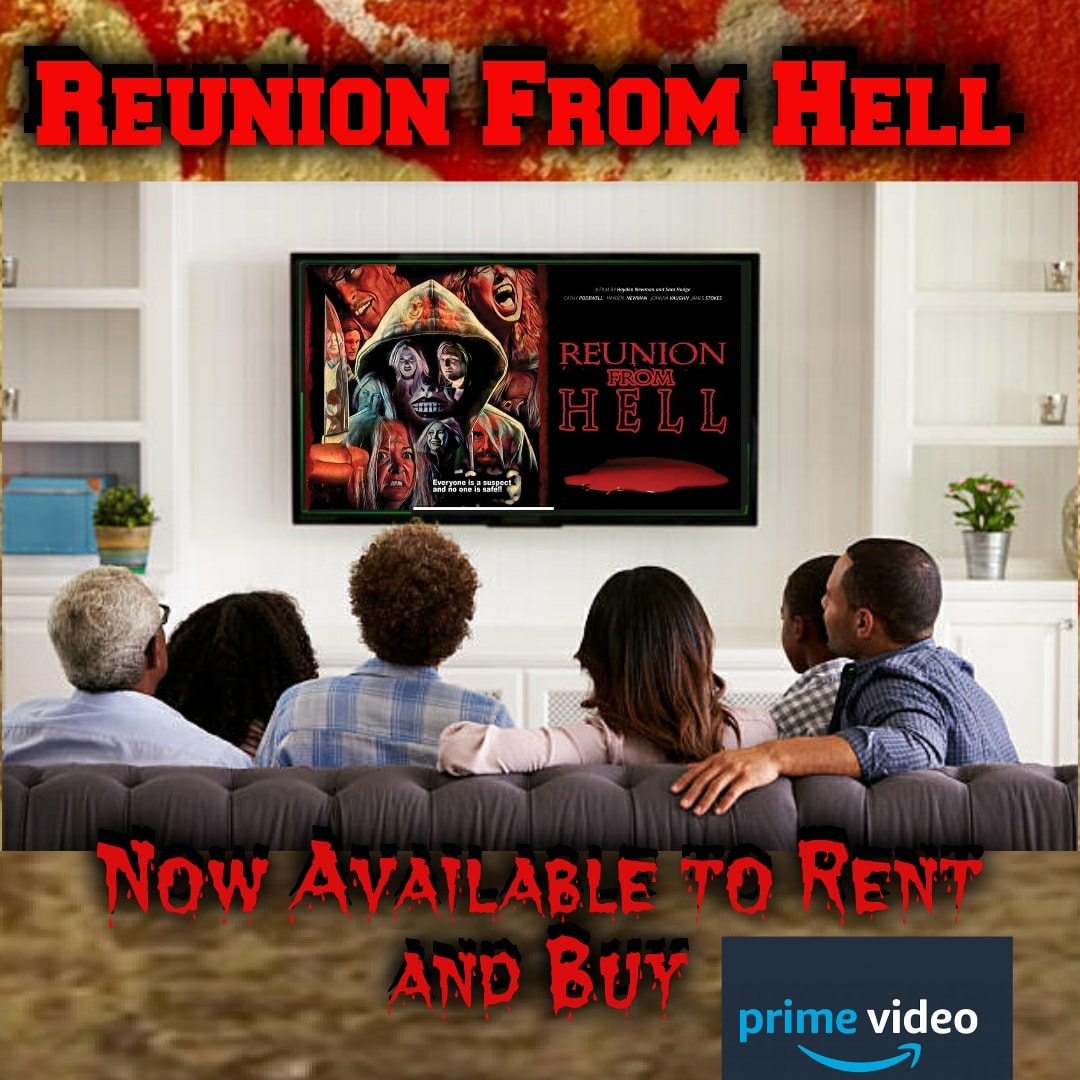 The film that started us off is now available to rent or buy on Prime Video.
Find out  where everything went wrong for Riley and his friends.

Watch Reunion From Hell Today!

@PromoteHorror #horrormovies #horrorcommunity #horrorfilm #independenthorror #lgbtqhorror #slasherhorror