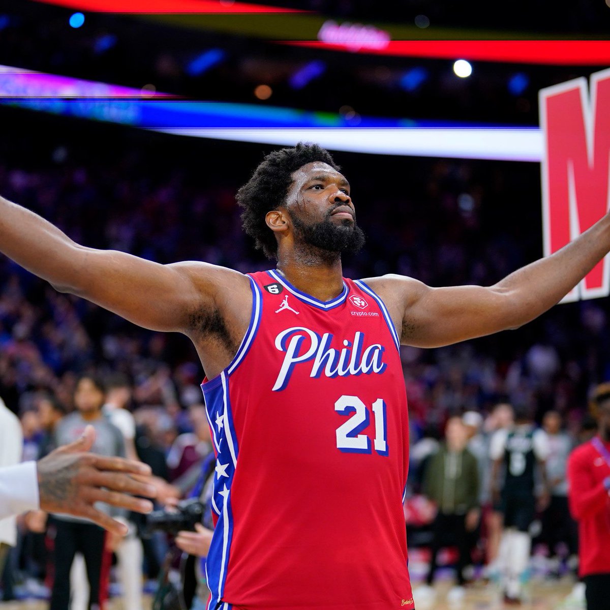 HardenGotGame's tweet photo. RT IF YOU LOVE JOEL EMBIID https://t.co/6SI1RSEU5j