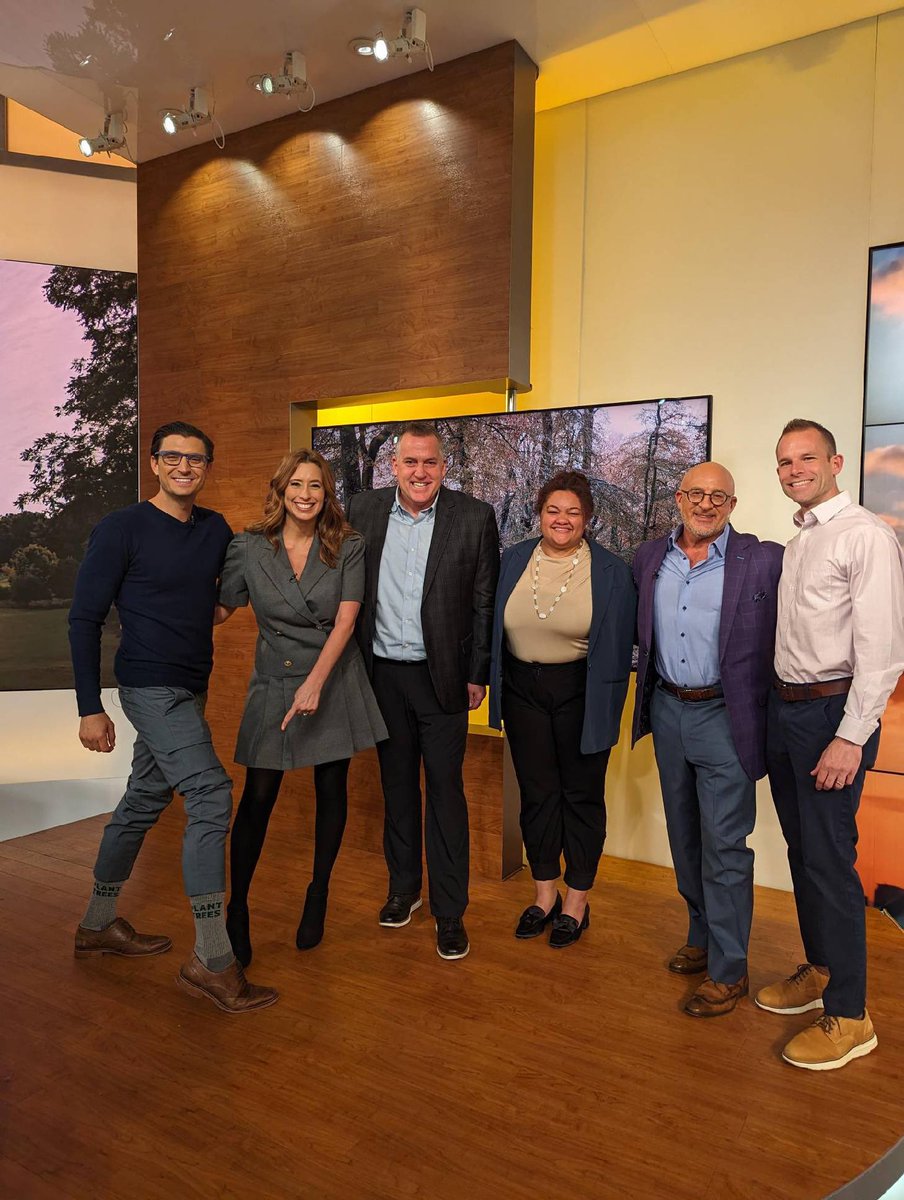 Any day you spend at <a href="/weatherchannel/">The Weather Channel</a> is a good day. When you’re there ON Arbor Day?! 💯 <a href="/JimCantore/">Jim Cantore</a> <a href="/JordanSteele/">Jordan Steele</a> <a href="/StephanieAbrams/">Stephanie Abrams</a> <a href="/arborday/">Arbor Day Foundation</a>